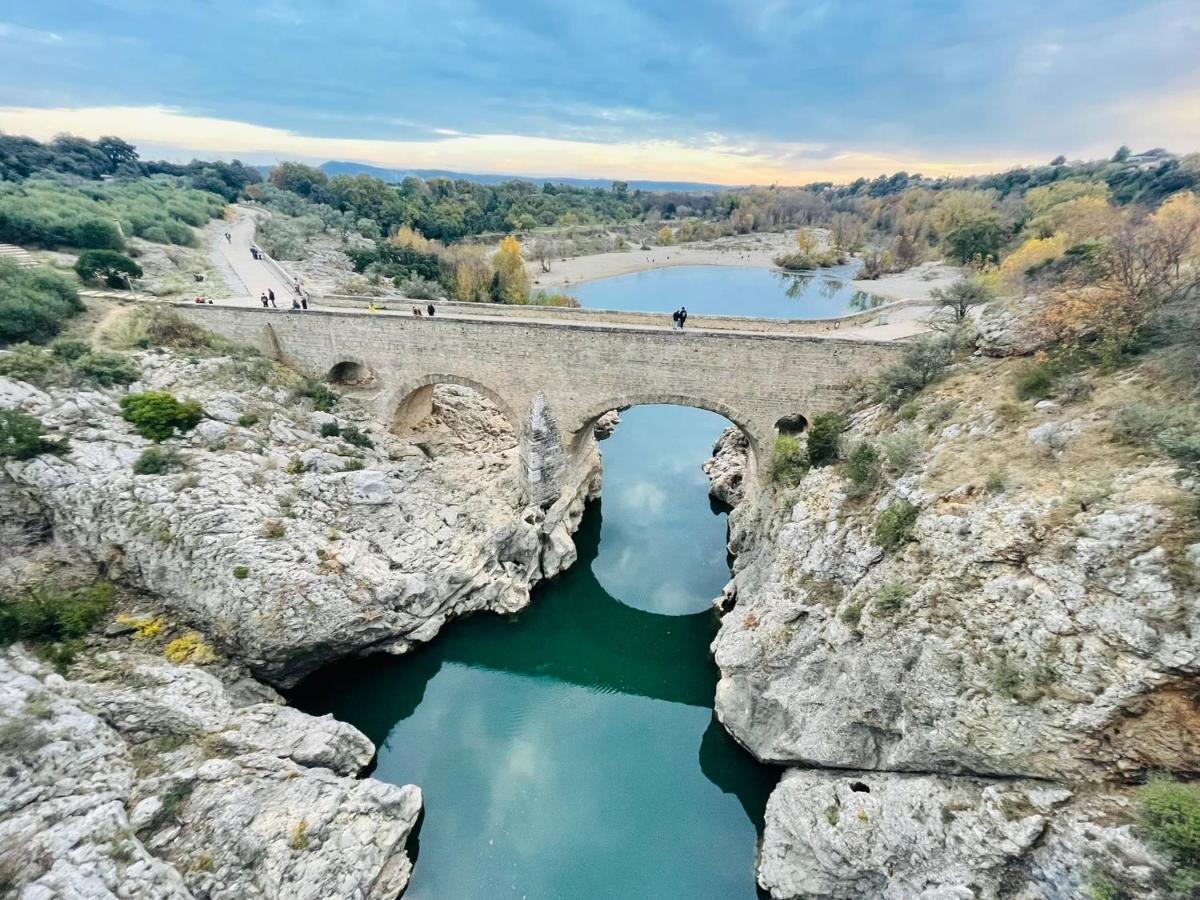 Studio 40 m 2 près St Guilhem le désert et rivière La Boissière Exterior foto