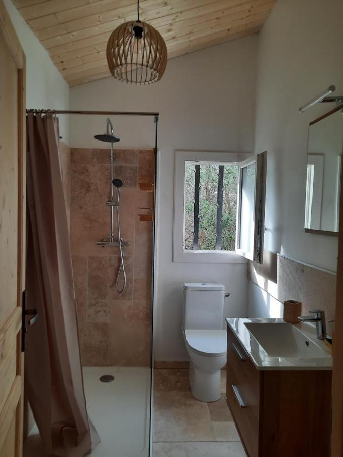 Studio 40 m 2 près St Guilhem le désert et rivière La Boissière Exterior foto